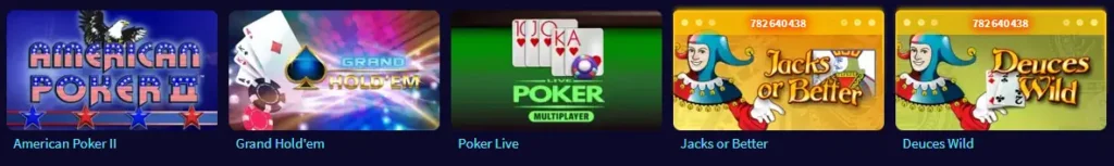 Variantes de poker sur GAMETWIST CASINO
